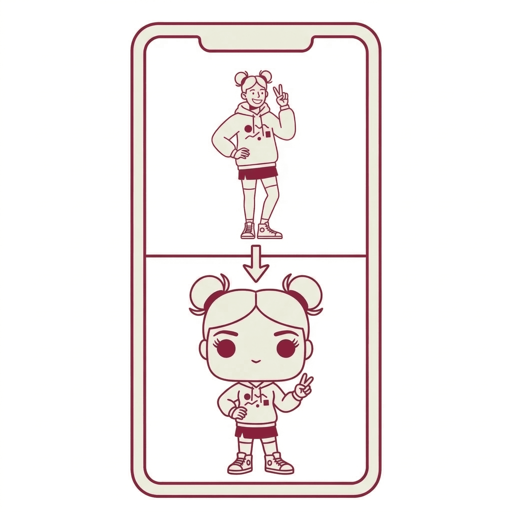 AI figürünü oluşturur